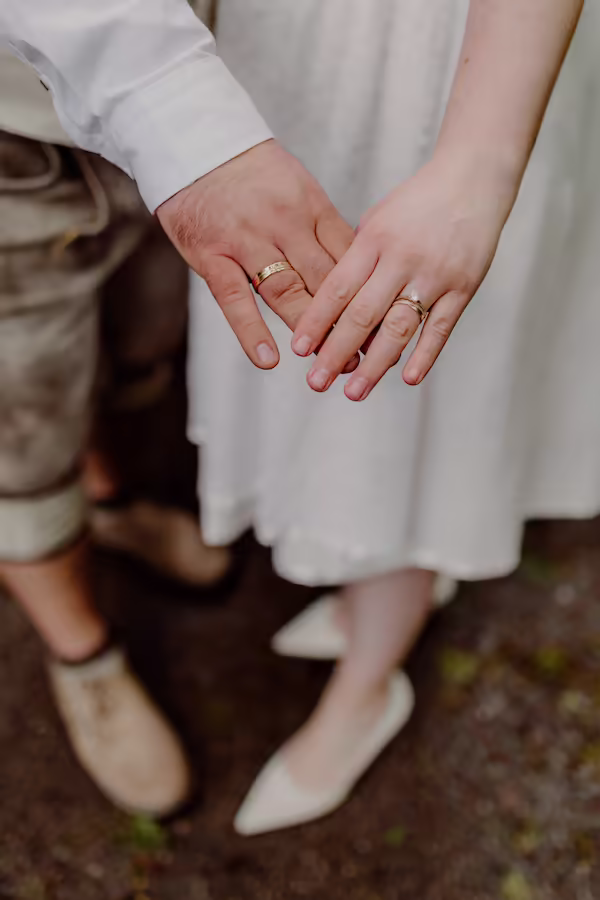 Hochzeitsfotograf München Isar Paarportrait